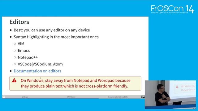 2019 - Documentation with any editor смотреть онлайн