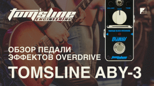 Обзор педали эффектов Vintage Blues Overdrive TOMSLINE ABY-3