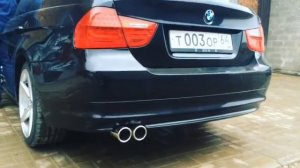 Краснодар спортивный выхлоп на  BMW E90 2.0 (tuning-elite.com)