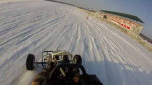 2016.12.03. Первые тесты зимней трассы Nring для картинга (Брызгалов Алексей)