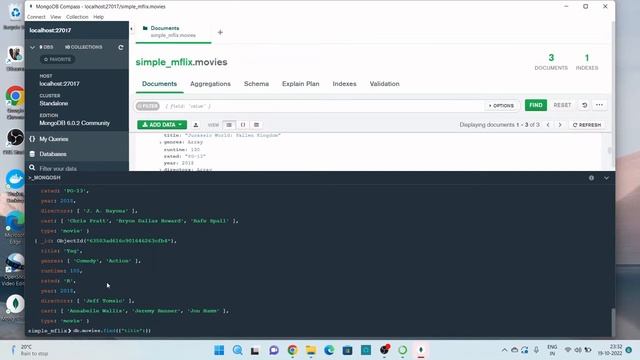 MongoDB Database Operations - CRUD Operations (insert, find, update and delete) смотреть онлайн