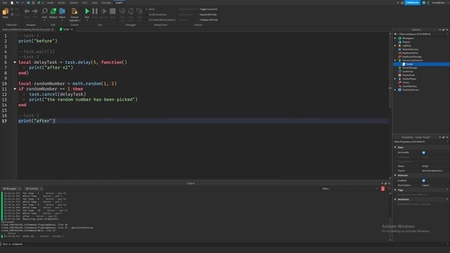 Task Functions (wait(), spawn(), delay()) - Roblox Advanced Scripting #4 (2023)