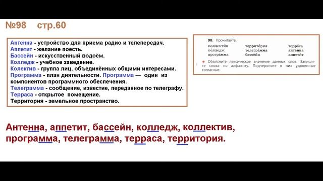 ГДЗ РУССКИЙ ЯЗЫК УПРАЖНЕНИЕ.98 КЛАСС 4 КАНАКИНА ЧАСТЬ 1 смотреть онлайн