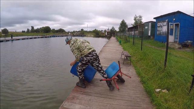 Зарыбляем первый сектор крупной навеской!!!Клевое Место д.Савельево смотреть онлайн