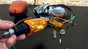 Попытался установить КИТАЙСКИЕ поворотники и ветровик на ИЖ Планету 5.