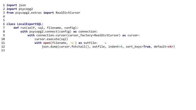PostgreSQL: удобное сохранение результатов запроса