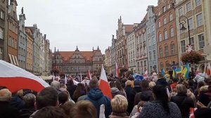 Mazurek Dąbrowskiego dzień Niepodległości Gdańsk 2022.11.11.