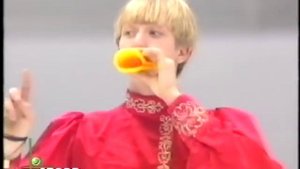 Evgeni Plushenko 1999 NHK Trophy   EX Russian Country  Dance + Crazy Bird + finale