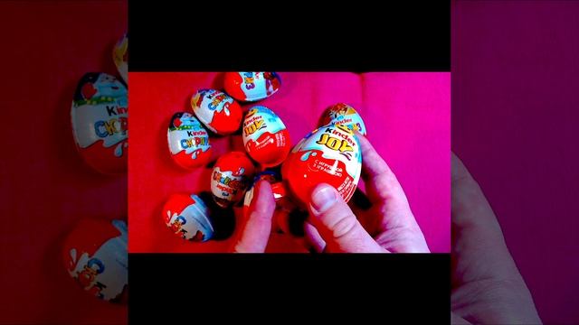 Candy's Kinder ASMR lollipops satisfying video relaxing Kinder Joy, Kinder Surprise #shorts  (2)