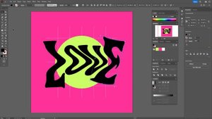 3D ТЕКСТОВЫЙ ЭФФЕКТ С ЗЕРНИСТОСТЬЮ | УРОК В ADOBE ILLUSTRATOR