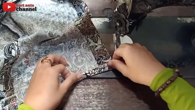 Tehnik Menjahit Belahan Baju Kemeja Batik Yang Biasa