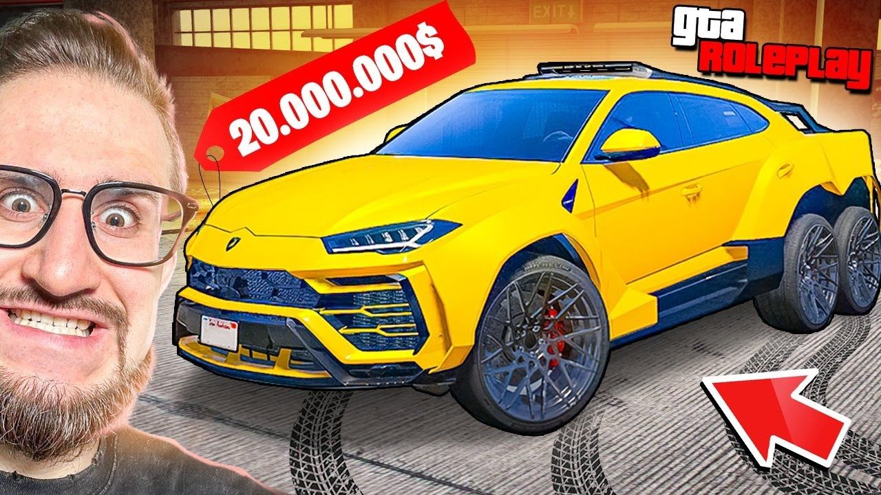 ЧТО ЭТО АХАХ? КУПИЛ НОВЫЙ LAMBORGHINI URUS 6X6 ЗА 20.000.000$! ШЕСТЬ КОЛЕС ЛАМБА??? (GTA 5 RP)