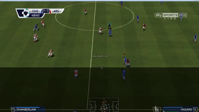 Fifa 14 - Chelsea vs Arsenal gameplay смотреть онлайн