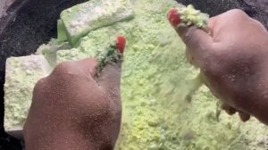 Lime Green Dyed Gym Chalk