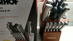 Обзор. Набор ножей OBERHOF Schneidkante S-17.