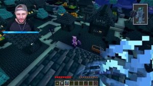 Transforming into Abyssal SSundee in Minecraft