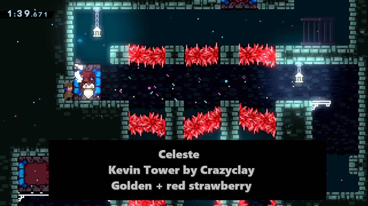 Celeste: Kevin Tower by Crazyclay Golden + red strawberry.