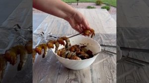 самые вкусные креветки на мангале?