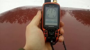 Тест телескопической антенны на гармин астро 320.