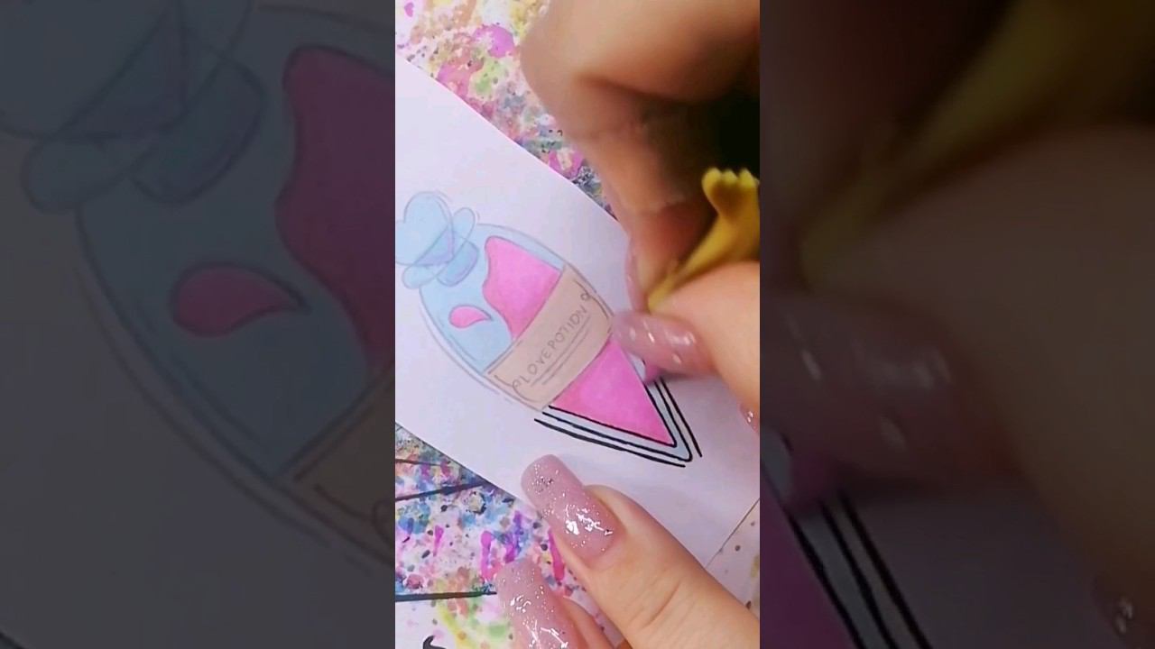 как я рисую БУМАЖНЫЕ СЮРПРИЗЫ на заказ #бумажныесюрпризы #рисуюназаказ #рисункиназаказ #бс #зелья