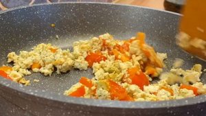Рецепт Тофу скрэмбл | Что приготовить из сыра тофу | Vegan tofu scramble recipe