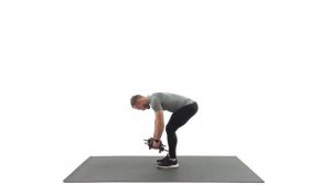 Махи гантелями в наклоне на заднюю дельту. Техника выполнения.