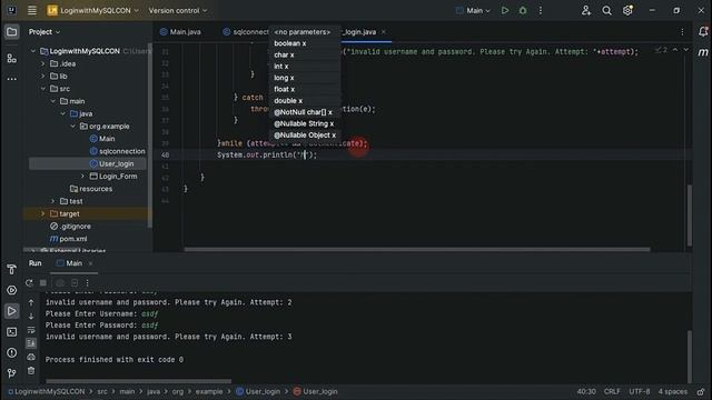 IntelliJ IDEA with MySQL: Userlogin and Signup with MySQL Server Database (Console) non-GUI смотреть онлайн