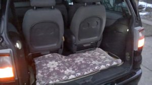 Ford Galaxy 1.9 TDI . Подсветка багажника. Доработка.