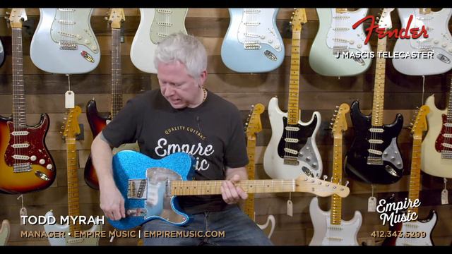 Fender J Mascis Telecaster (Bottle Rocket Blue Flake) - EMPIRE MUSIC смотреть онлайн