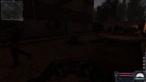S.T.A.L.K.E.R.  Clear Sky странное поведение огня.
