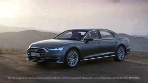 Седан Audi A8 с системой беспилотного вождения третьего уровня