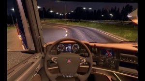 Euro truck simulator 2 Остановка на отдых. Проскочил :D