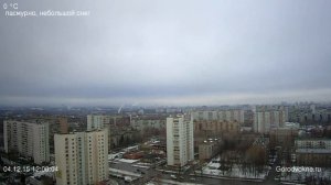 Город в окне / Gorodvokne.ru / Панорама Москвы Таймплапс 151204