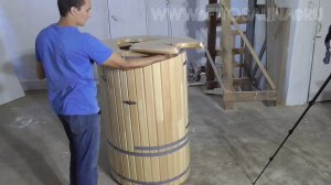 Приемка Овальной кедровой фитобочки