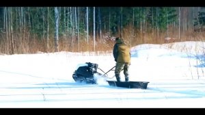 Мотобуксировщик-мотособака (Tinger-Dog)