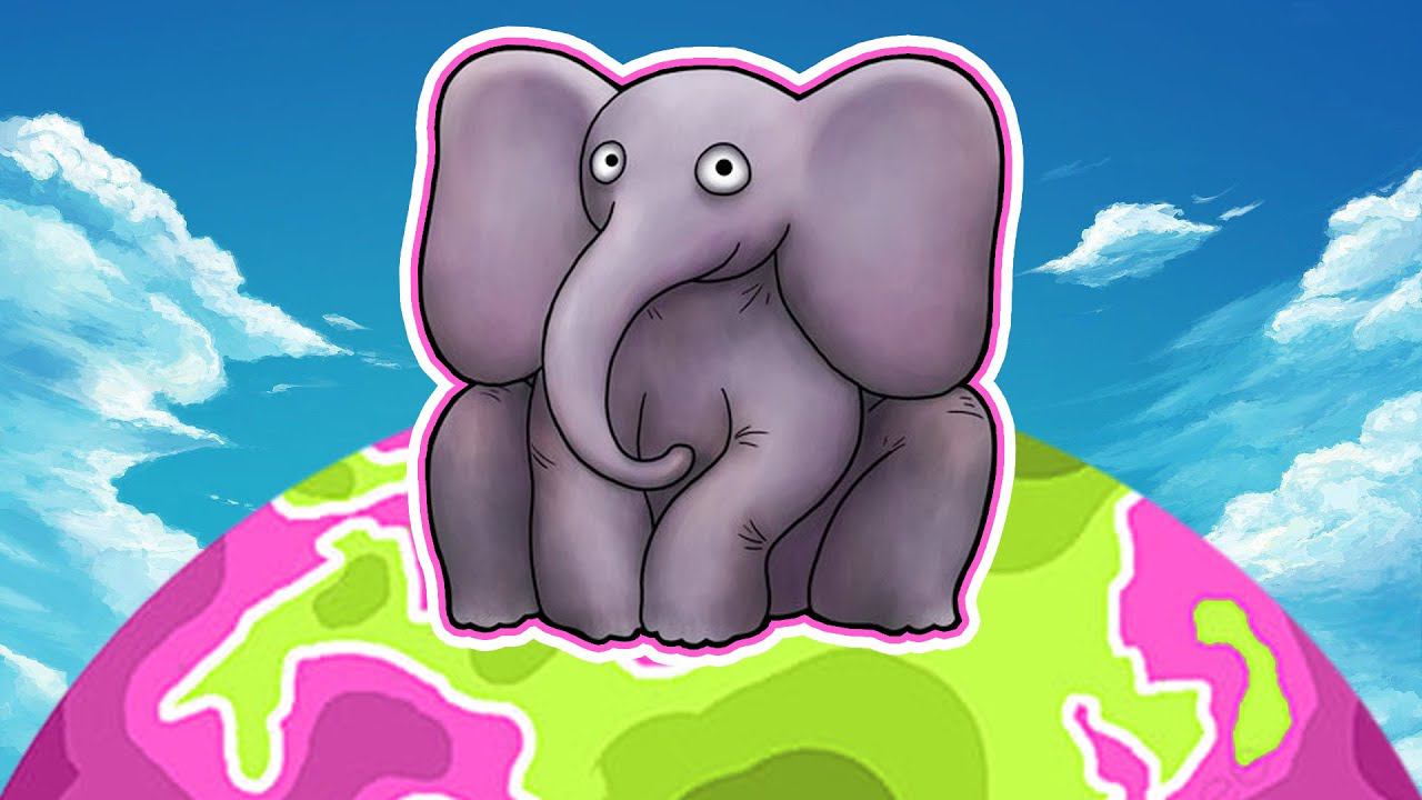 Супер СЛОН съел всех чтобы спасти Африку. ИГРА Tasty Planet Forever №3 на Хвостик ТВ смотреть онлайн