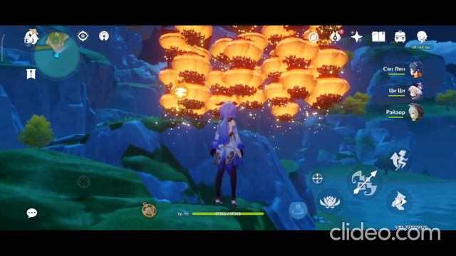 Геншин Импакт запуск 270 фонариков / Genshin Impact launch of 270 flashlights смотреть онлайн