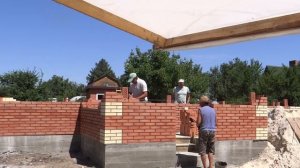 кладка облицовочного кирпича