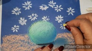 Урок рисования пастелью. Уроки для детей.Ромашки в вазе. Рисуем вместе. Пастель.