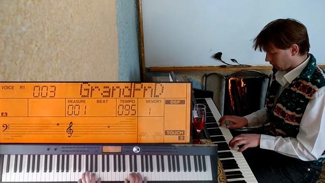 Medeli DP388 voice 003 Acoustic Grand Piano (dark)
