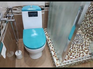 Интересный Дизайн Маленькой ванной  3 м.2 Совмещенной с Туалетом