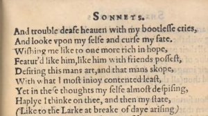Sonnet 29 "When in disgrace" in Elizabethan Pronunciation (hear the whole thing on ko-fi)