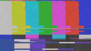 Футаж для переходов,Помехи в телевизоре Шипение, шум, глитч