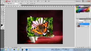 Как открыть картинку в Фотошопе.