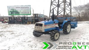 Трактор MITSUBISHI MT2201 для уборки снега / обзорное видео / трактор с фрезой в кредит прогрессавто