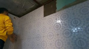 Как начать класть первый ряд плитки.Все этапы укладки плитки.