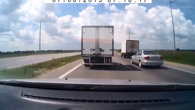 Газель перевернуло!!!
