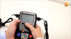 Управление testo 570. 7. Сохранение данных серии измерений