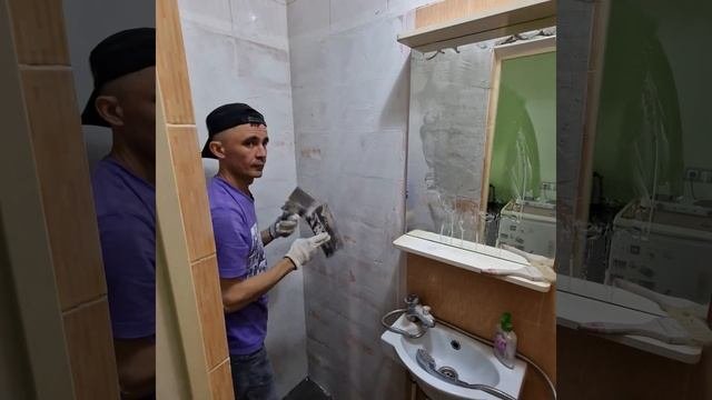 на плитку декоративку ? следом будет гибкий мрамор#микроцемент #декоративнаяштукатурка #мрамор #3d