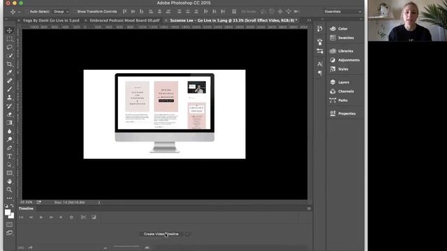 Scroll Effect Website Mockup Tutorial смотреть онлайн